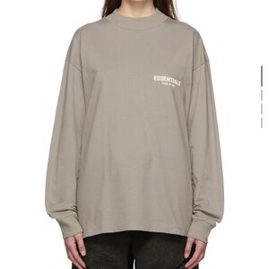 Fear of God Essentials Taupe Cotton T-Shirt NWT XL
